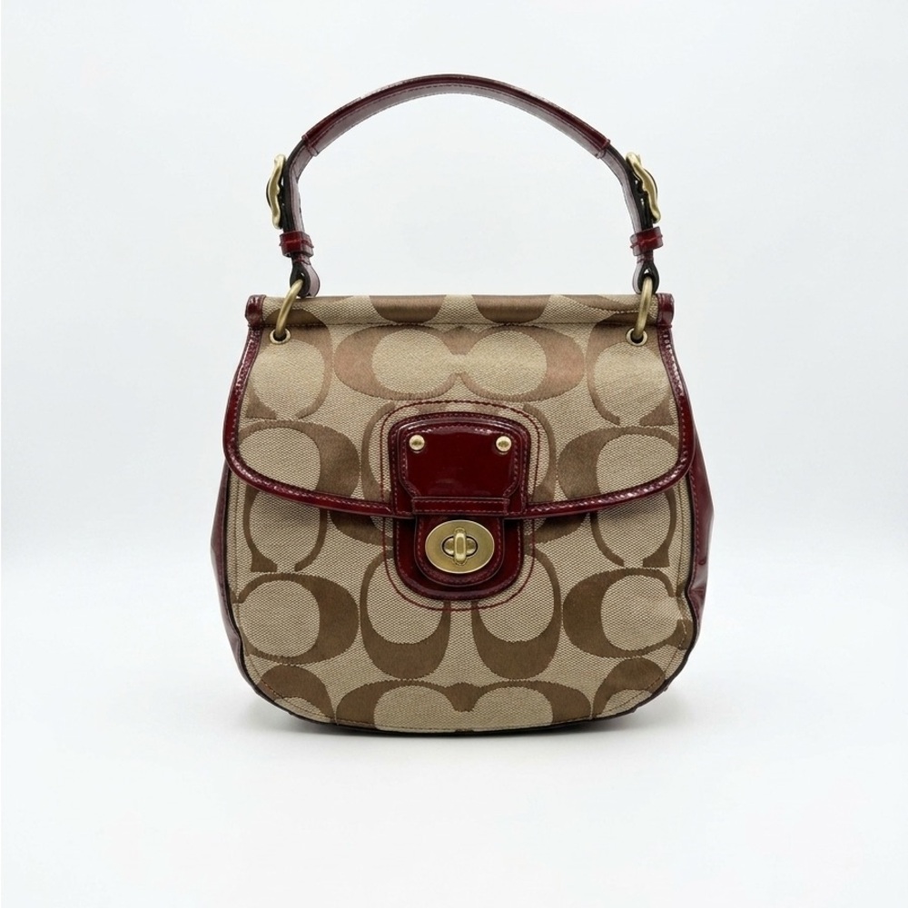 Coach Signature Willis Anniversary Canvas Bag